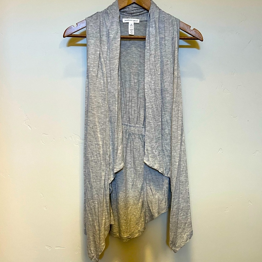 Gray Tank Style Cardigan